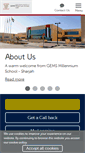Mobile Screenshot of gemsmillenniumschool-sharjah.com